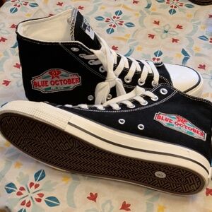 Blue October High Top Sneakers